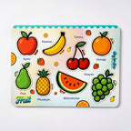 DIY India Wooden Fruits Puzzle Board for Kids | Fruit Learning Educational Toy | MDF Kids Puzzle