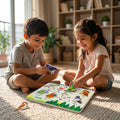DIY India Wooden Birds Puzzle Board for Kids | Bird Learning Educational Toy | MDF Kids Puzzle